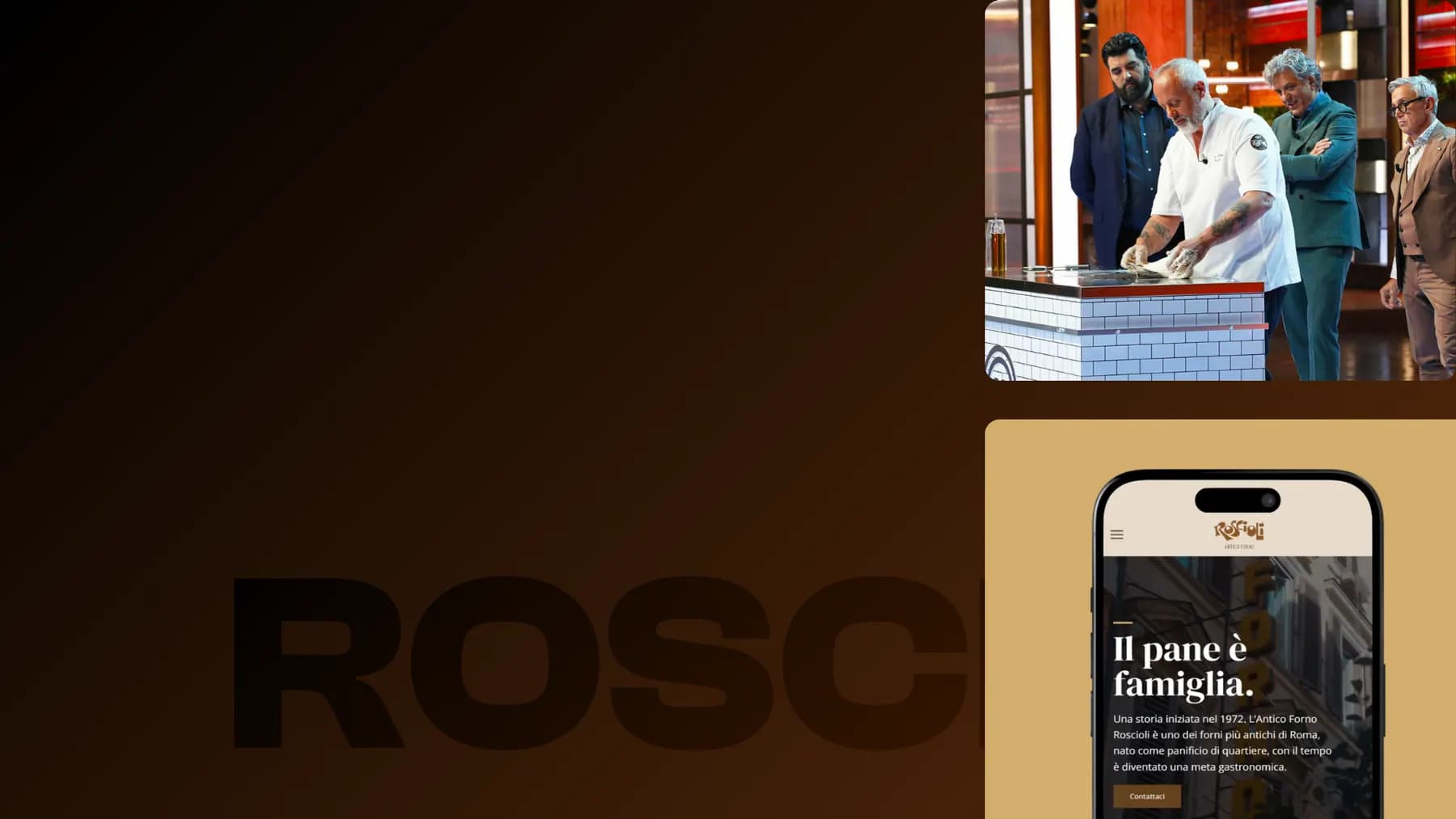 Roscioli: Pierluigi in televisione e il nuovo sito mobile