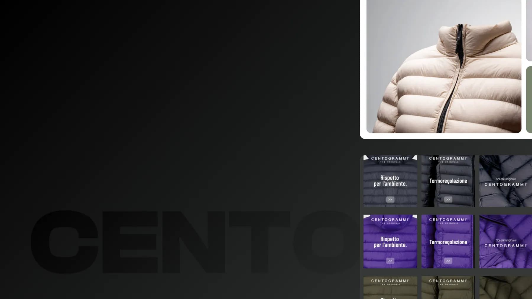 Centogrammi: piumini e campagna social